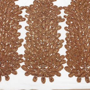 Liatris Bridal Lace Beaded Fabric SV573434 Copper 3