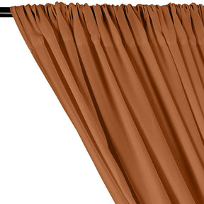 Peachskin Rod Pocket Curtains Copper 2