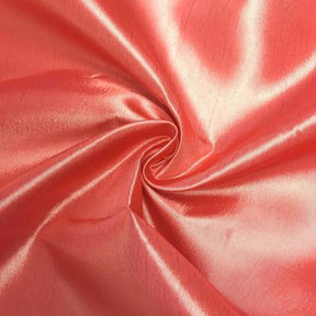 Extra Wide Nylon Taffeta Rod Pocket Curtains Coral 3