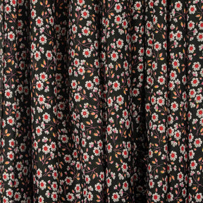 Cosmos Crepe De Chine Print Fabric SV577795 Black 2