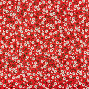 Cosmos Crepe De Chine Print Fabric SV577796 Red 1
