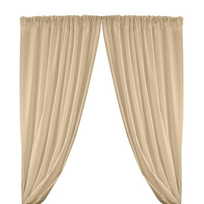 Cotton Polyester Broadcloth Rod Pocket Curtains Curtains Off White 1
