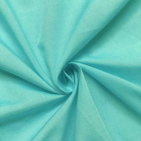 Cotton Polyester Broadcloth Rod Pocket Curtains Curtains Aqua Blue 3