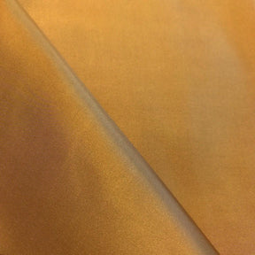 Poly China Silk Lining Rod Pocket Curtains Dark Gold 3