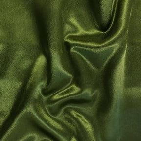 Crepe Back Satin Rod Pocket Curtains Dark Olive 3