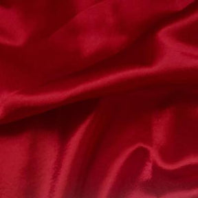 Crepe Back Satin Rod Pocket Curtains Dark Red 3