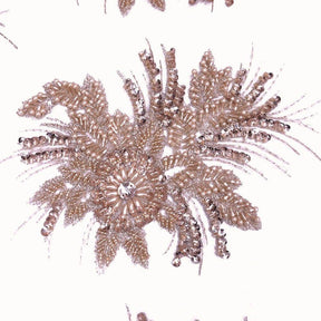Gloriosa Bridal Lace Beaded Fabric SV573427 Dusty Rose 2
