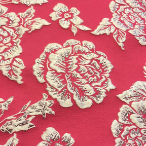 Silver 3D Metallic Jacquard SV574466 Fuchsia 2