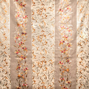 Scroll Metallic Oilcloth Fabric SV578100 2