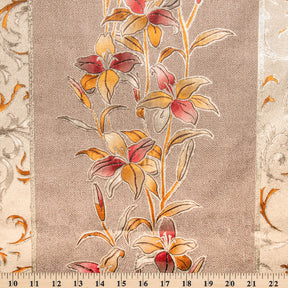 Scroll Metallic Oilcloth Fabric SV578100 4