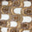 Floral Swirl Patch Chemical Lace Fabric SV576223 Brown 1
