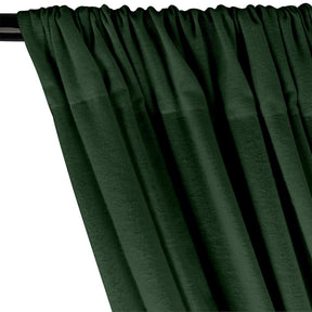 Cotton Flannel Rod Pocket Curtains Forest Green 2