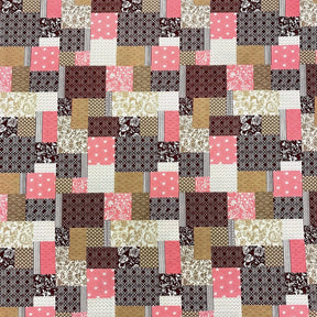 Foulard Patch Pink Print Sheeting Fabric SV573730 2