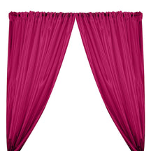 Extra Wide Nylon Taffeta Rod Pocket Curtains Fuchisa Fuchsia 1