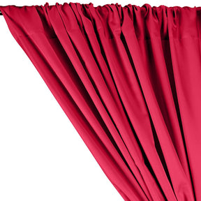 Twill Rod Pocket Curtains Fuchsia 2