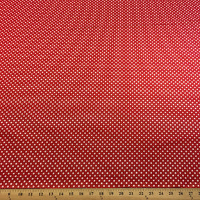 Red Polka Dot Printed Cotton Fabric SV574325 3