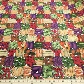 Farmers Market Ivory Printed Cotton Fabric SV574303 3