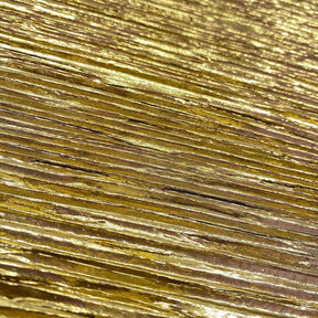 Gold Pleated Tissue Lame Fabric SV576786 2