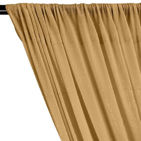 All Over Micro Sequins Starlight On Stretch Mesh Rod Pocket Curtains Gold 2