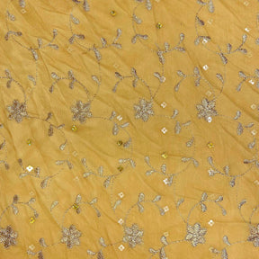Daisy Embroidered Lace Fabric Group