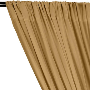 Rayon Challis Rod Pocket Curtains Gold Image 2