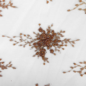 Spirit Bridal Lace Beaded Fabric SV570625 Gold 2