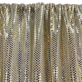 American Trans Knit Sequins Rod Pocket Curtains Silver 3