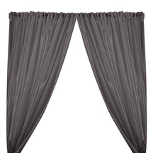 Extra Wide Nylon Taffeta Rod Pocket Curtains Grey 1