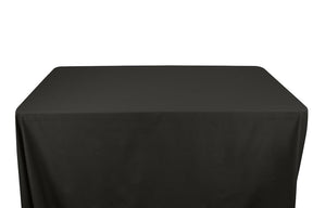 Stretch Broadcloth 6 Feet Banquet Table Covers Grey 1