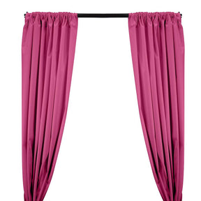 Ottertex Canvas Waterproof Rod Pocket Curtains Hot Pink 1