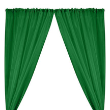 Polyester Dupioni Rod Pocket Curtains Hunter Green 142 Hunter Green 1