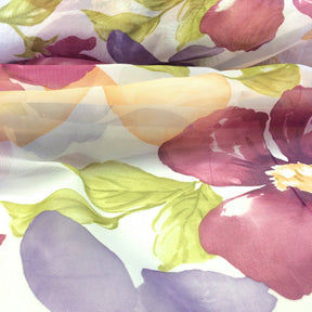 Floral Printed Voile Fabric SV570786 3