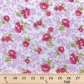 Anna Lilac Print Broadcloth Fabric SV574760 2