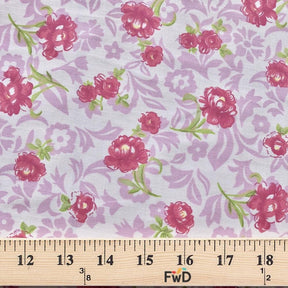 Anna Lilac Print Broadcloth Fabric SV574760 3