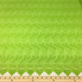 Kelly Flower Embroidery On Voile Fabrics SV574097 1