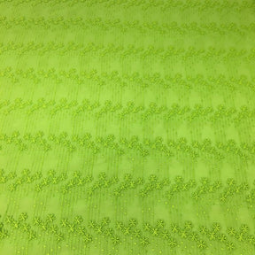 Kelly Flower Embroidery On Voile Fabrics SV574097 2