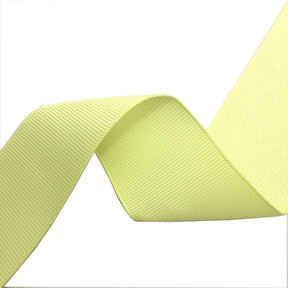Keedil Grosgrain Ribbon Solid 2 25 Inch SV570847 Light Yellow 2