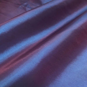 Iridescent Silk Taffeta Fabric SV576271 Iridescent Navy/Burgundy 2