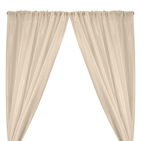 Polyester Dupioni Rod Pocket Curtains Ivory 102 Ivory 1