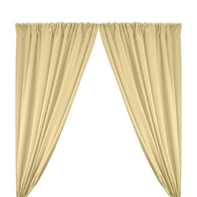 Poplin 110 Rod Pocket Curtains Ivory 1