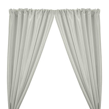 Stretch Taffeta Rod Pocket Curtains Ivory 1