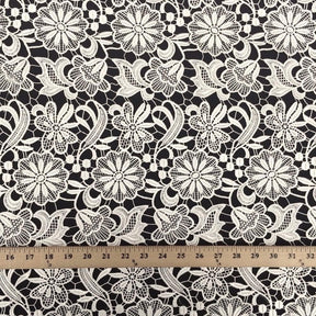 Daffodil Guipure French Venice Lace Fabric SV570208 Ivory 3