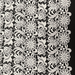 Daffodil Guipure French Venice Lace Fabric SV570208 Ivory 1