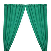 Stretch Taffeta Rod Pocket Curtains Jade 1