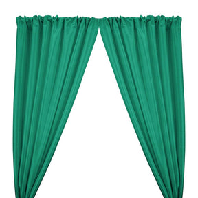 Stretch Taffeta Rod Pocket Curtains Jade 1