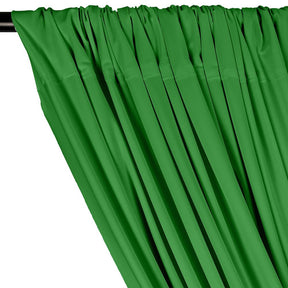 Matte Milliskin Rod Pocket Curtains Kelly Green 2