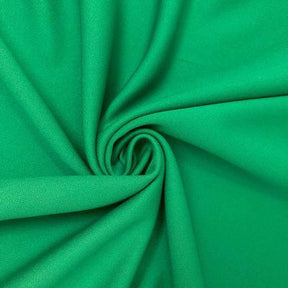 Scuba Double Knit Rod Pocket Curtains Kelly Green 3