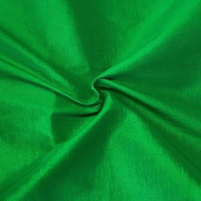 Stretch Taffeta Rod Pocket Curtains Kelly Green 3