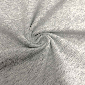Cotton Jersey Rod Pocket Curtains Heather Grey Light Grey 3