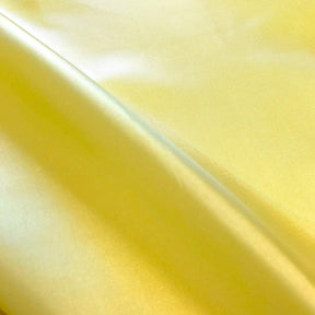 Poly China Silk Lining Rod Pocket Curtains Light Yellow 3